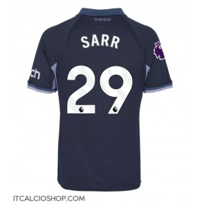 Tottenham Hotspur Pape Matar Sarr #29 Seconda Maglia 2023-24 Manica Corta